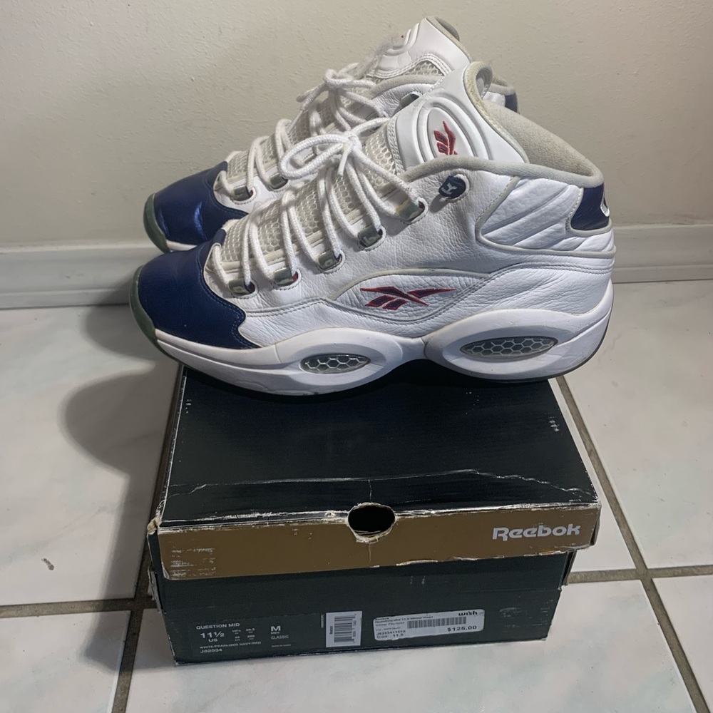 Reebok Question Mid Blue Toe (2014)